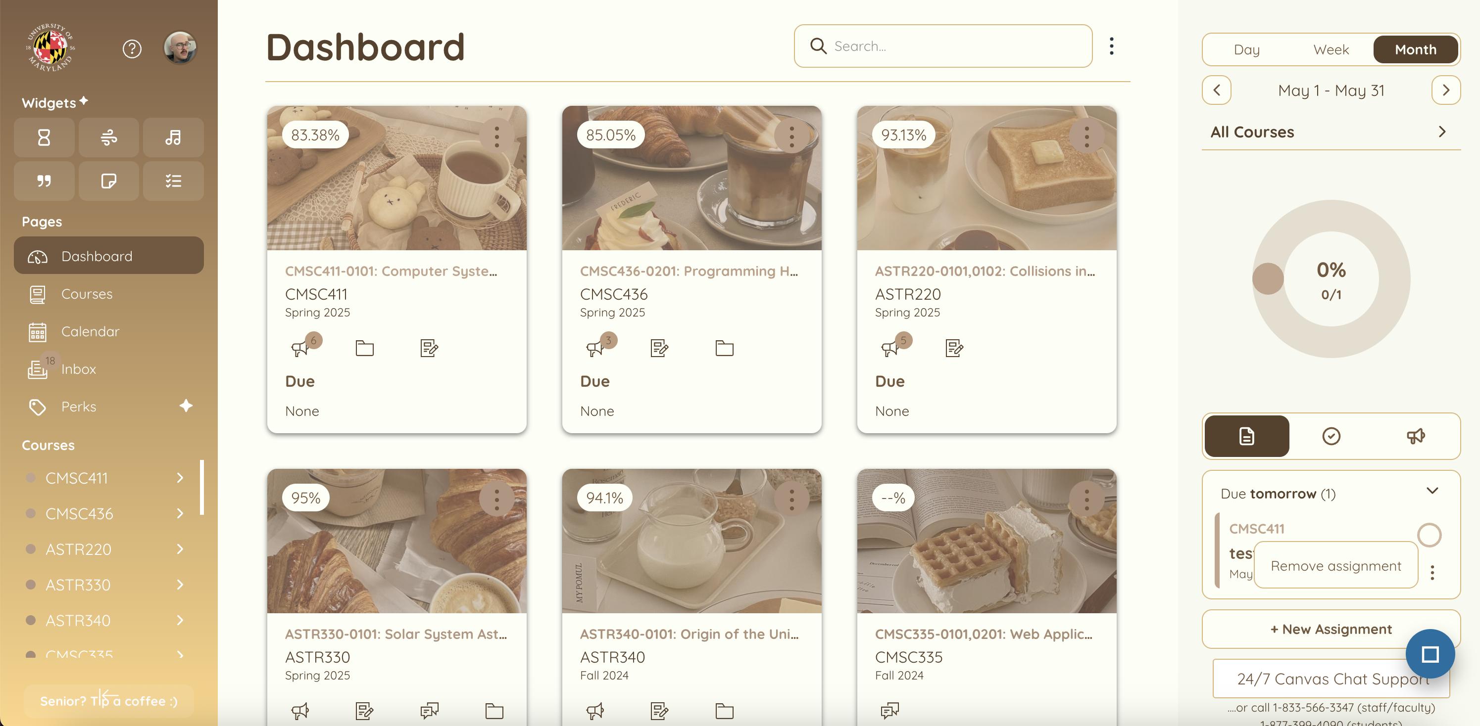 BetterCanvas Interface
